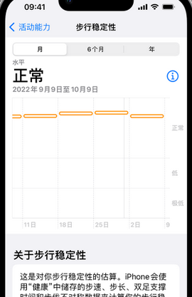 鲁山iPhone手机维修如何在iPhone开启'步行稳定性通知'