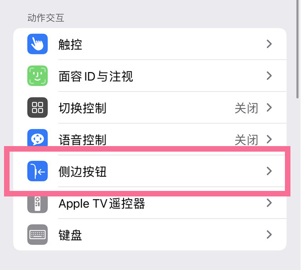 鲁山苹果14维修店分享iPhone14 Plus侧键双击下载功能关闭方法 