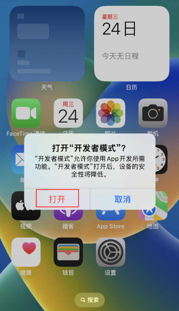 鲁山苹果手机维修分享如何打开开发者模式 