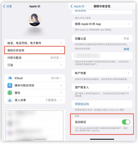 鲁山苹果手机维修分享iOS 16 自动验证功能开启方法 
