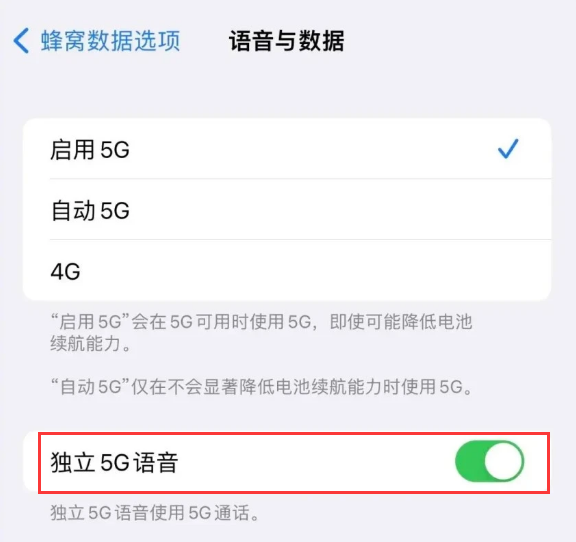 鲁山苹果14维修分享iPhone 14 Pro如何开启VoNR 