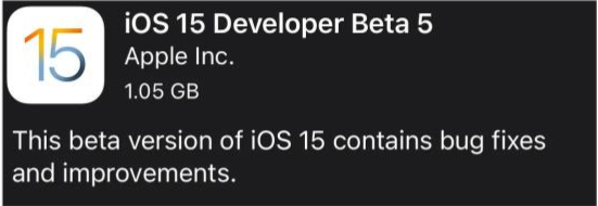 鲁山苹果手机维修分享如何升级到iOS15.0 beta5 